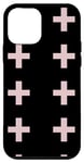 Coque pour iPhone 12 mini Plus Signes Motif Noir Minimaliste