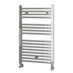 Kibath L305794 Sèche-Serviettes radiateur à intégrer dans Le Circuit d'eau Chaude, Tubes en Acier avec Finition chromée Brillante 800 x 500. Compatible avec Un réseau de Chauffage Standard