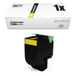 Eco Toner Yellow Replaces Lexmark 71B0040 71B20Y0 71B0H40 71B2HY0 2.300 Sides