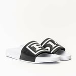 POLO RALPH LAUREN Cayson Polo Logo White Sliders Sandals Slipper Size UK 14 BNIB