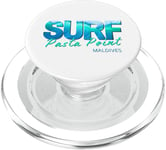 Design de vacances de surf à Surf Pasta Point aux Maldives PopSockets PopGrip pour MagSafe