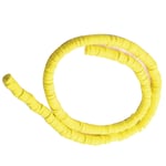 Yellow Flat Polymer Clay Bead DIY Polymer Clay Disc Beads For Nees Bracelets BLW