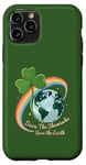 Coque pour iPhone 11 Pro Vert et fier - Sauvez les trèfles pour la Saint-Patrick