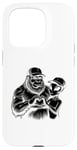 Coque pour iPhone 15 Pro Funny Cryptid Bigfoot Alien Love Valentine Monster Femme Homme