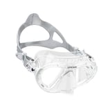 Cressi Nano Compact Low Volume Scuba-Freediving-Snorkeling Mask (Made in Italy), Clear/White