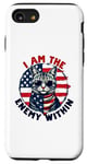 Coque pour iPhone SE (2020) / 7 / 8 I Am The Enemy Within Harris Trump Funny US Election 2024