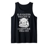 E-Scooter Tracks & Campfire Snacks Tank Top