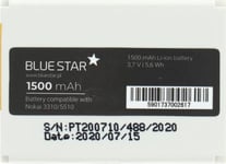 Battery Partner Tele.Com Batteri Till Nokia 3310/5510 1500 Mah Li-Ion Blue Star