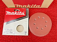 10pcs Genuine Makita 125mm Hook&Loop sanding Discs DBO180 DBO140-120Grit