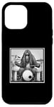 Coque pour iPhone 12 Pro Max Sasquatch Bigfoot Musique Drums Batteur Band Cadeau Graphique