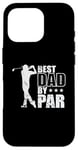 Coque pour iPhone 16 Pro Best Dad par Golf Trendsport Balle de golf