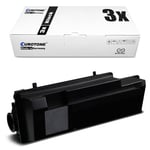 3x Toner for Kyocera FS 4020 Dn, 1T02J20EU0 TK360 Black