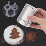 Stainless Steel Chocolate Shaker Cocoa Flour New Flour Coffee Sifter Latte