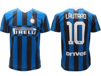 L.C. SPORT SRL Authorized Replic Shirt LAUTARO MARTINEZ 10 INTER 2019-2020 CHILD (SIZE-YEARS 2-4-6-8-10-12) ADULT (S-M-L-XL) READ NOTES (2/3 Years)