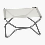 Lafuma Mobilier - Repose pieds de jardin pliable - next - Seigle ii Tube Titane