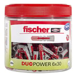 fischer - Cheville bi-matière et tous matériaux DuoPower 6x30 / RoundBox de 200 chevilles