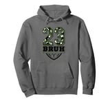 Number 23 Basketball | Army green olive Camo Pullover Hoodie