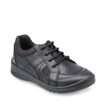 Start-Rite Boys Yo Yo Black Leather Lace Up School Shoes - Size L1.5 Wide fit