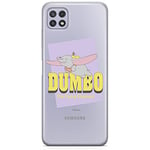 ERT GROUP Coque de téléphone Portable pour Samsung A22 5G Original et sous Licence Officielle Disney Motif Dumbo 005 Parfaitement adapté à la Forme du téléphone Portable, partiel imprimé