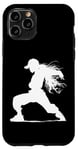 Coque pour iPhone 11 Pro Femme Breakdancer Dessin B-Girls Dancing