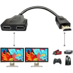 Hdmi Splitter Adaptateur Cable Hdmi Splitter 1 In 2 Out Hdmi Male thsinde