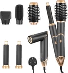 Nuision 5 in 1 Hot Air Styler, Hair Dryer Brush for Hair Styling, Hot Air Brush