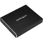 StarTech.com Dual-Slot Drive Enclosure for M.2 NGFF SATA SSDs - USB 3.1 (10Gbps) RAID