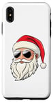 Coque pour iPhone XS Max Père Noël Avec Lunettes De Soleil Chapeau noel Et Barbe