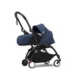 Stokke® Barnvagn YOYO³ black inkl. 0+ Newborn set Air France Blue