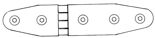 LUCKGÅNGJÄRN RF 128X28