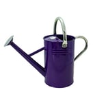 Kent & Stowe Arrosoir Vintage Violet de 4,5 litres en Acier galvanisé pour Un arrosage Quotidien, Carafe de Style Anglais Classique avec 2 poignées