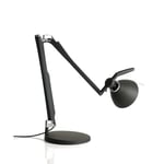 Luceplan Fortebraccio Bordlampe Sort U. Lysdimmer