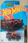 HOT WHEELS 2021 CLASSIC TV SERIES BATMOBILE, BLACK/ORANGE, LONG CARD .