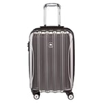 Delsey Valise à roulettes hélium aérodynamique, Titane, Carry-on 21 inch, Helium Aero Valise Rigide Extensible avec roulettes pivotantes