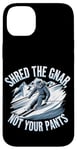 Coque pour iPhone 14 Plus Shred The Gnar, Not Pants Ski de piste