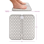 Bodi-Tek Circulation Booster Plus & Revive Foot Leg Massager USB Rechargable Mat