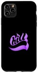 Coque pour iPhone 11 Pro Max Graphique violet froid