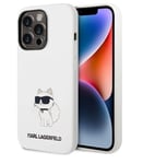 Karl Lagerfeld nestemäinen silikoni Choupette NFT iPhone 14 Pro Max White