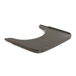 Hauck Tablette Repas Wooden Tray pour Chaise Haute Alpha+ en Bois de Hêtre Certifié FSC® - Plateau Repas avec Rebord Élevé - Entretien Facile - Charcoal