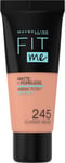 Maybelline Fit Me Matte & Poreless Foundation 245 Classic Beige 30ml