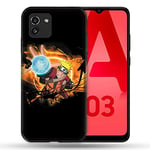 Cokitec Coque pour Samsung Galaxy A03 Manga Naruto Noir Multicolore