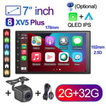 (7 2-32 CarPlay MIC A)8 Core Qled Dsp 7 9 10 tuuman autoradio GPS 2 din Android 11 Auto Carplay Volkswagen Nissan Hyundai Toyota Multimedia Playerille