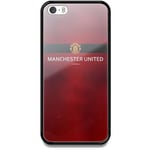 Apple Iphone 5 / 5s Se Mobilskal Med Glas Manchester United