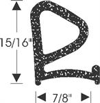 Steele Rubber Products 70-3399-42 tätningslist mellan huv och torped