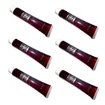 Set Of 6 Bottles Of Fake Blood Halloween Fancy Dress Accessories Zombie Make Up