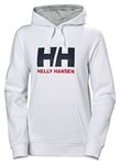 Helly Hansen Femme Hh Logo Hoodie Sweatshirt à capuche, Blanc, M