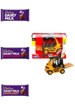 Fork Lift Truck Toy For Kids  & Mix 3 Best Cadbury Dairy Milk Chocolate Bar