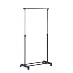 Honey-Can-Do GAR-01122 Adjustable Height Garment Rack, Metal, Chrome/Black