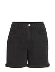 Vijo Hw Black Denim Shorts Black Vila