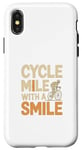 Coque pour iPhone X/XS Citation Cycliste Cycliste Bike Rider